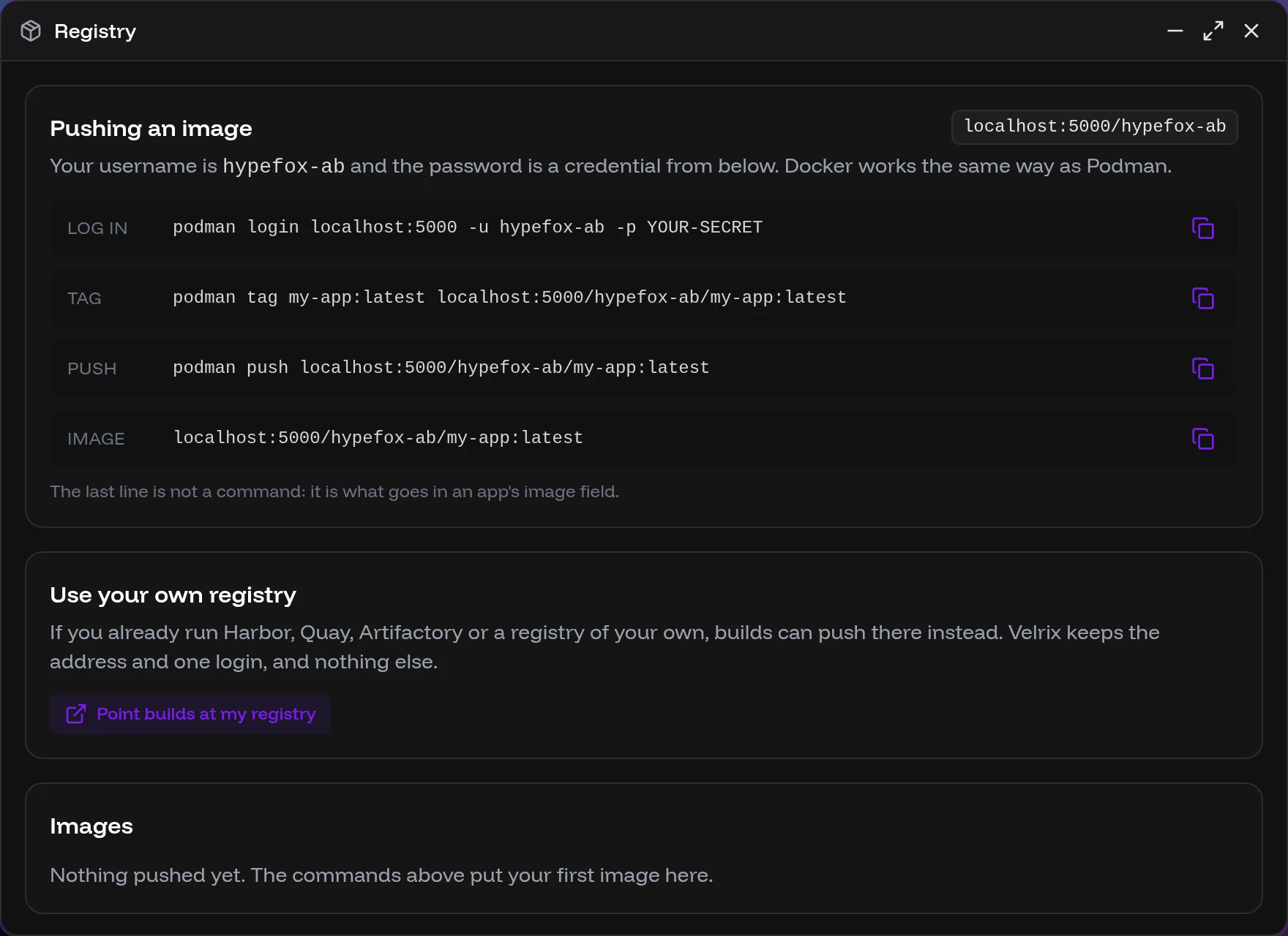 Your images, on your own site
