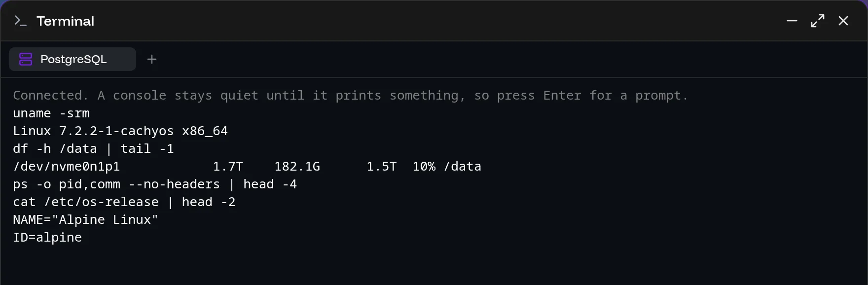 A shell into anything, in the browser